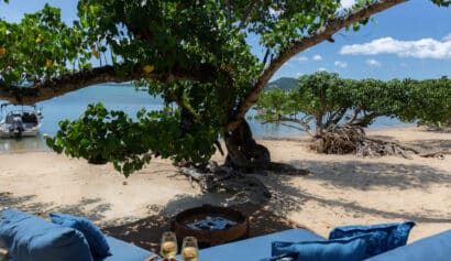 Beach lounging at Clay Beach Samui, Villa 2, Bophut, Koh Samui, Thailand