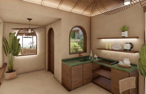 Residence Kitchenette _ Oak & Verde